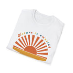 Retro Sunset Rays Wavy Shirt, Sun Shirt, Retro Sunshine Shirt, Sun Rays Tee, Beachy Vibes Tee, Retro Summer Time , Sunset Tshirt