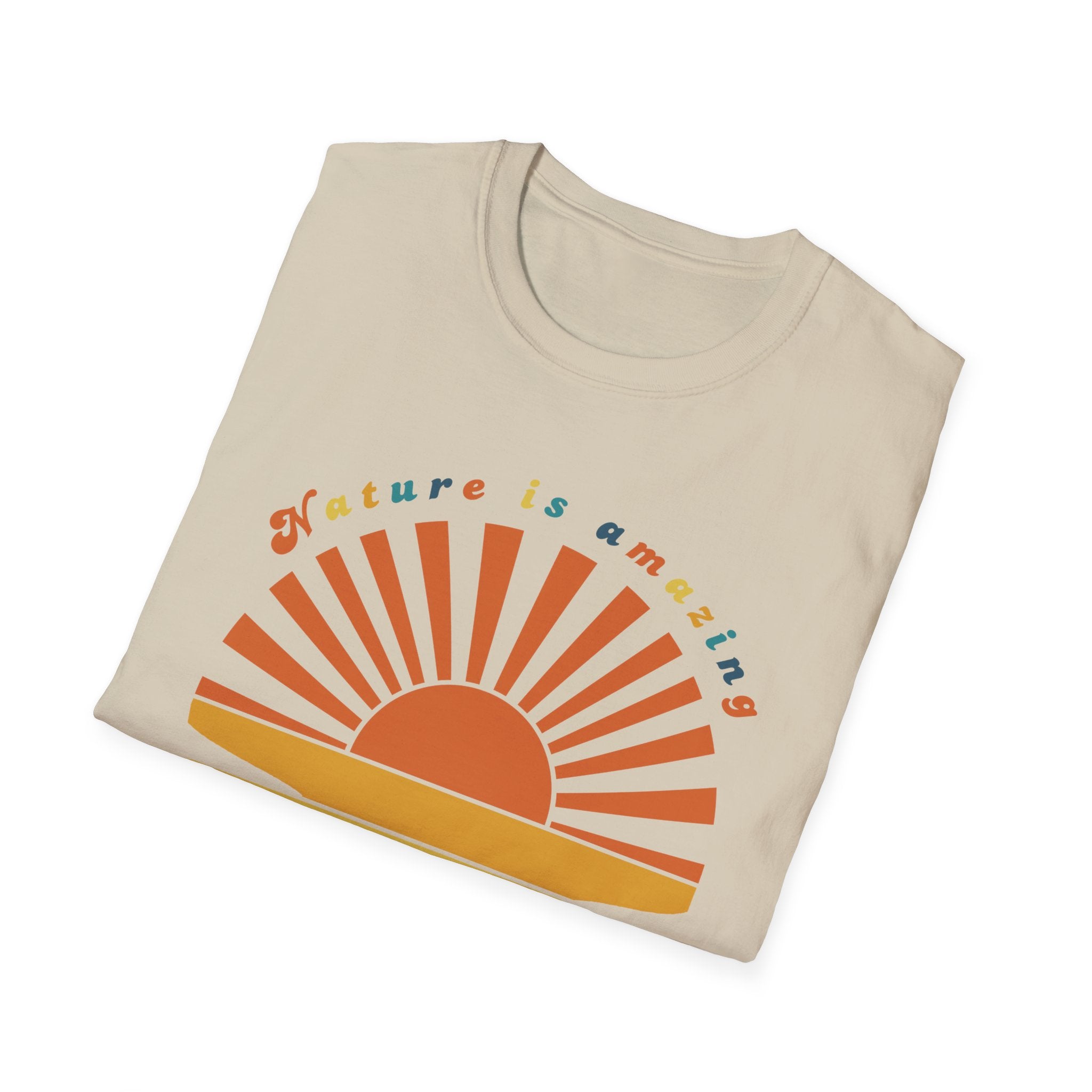 Retro Sunset Rays Wavy Shirt, Sun Shirt, Retro Sunshine Shirt, Sun Rays Tee, Beachy Vibes Tee, Retro Summer Time , Sunset Tshirt