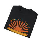 Retro Sunset Rays Wavy Shirt, Sun Shirt, Retro Sunshine Shirt, Sun Rays Tee, Beachy Vibes Tee, Retro Summer Time , Sunset Tshirt