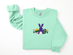 Bunny Egg Embroidered Sweatshirt: Celebrate Easter in Style