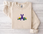 Bunny Egg Embroidered Sweatshirt: Celebrate Easter in Style