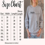 Custom Embroidered Sweatshirt, Neckline Message Crewneck, Unique Gift for Her